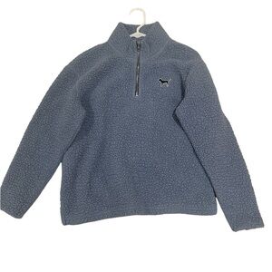 Victoria Secret Pink Sherpa quarter zip